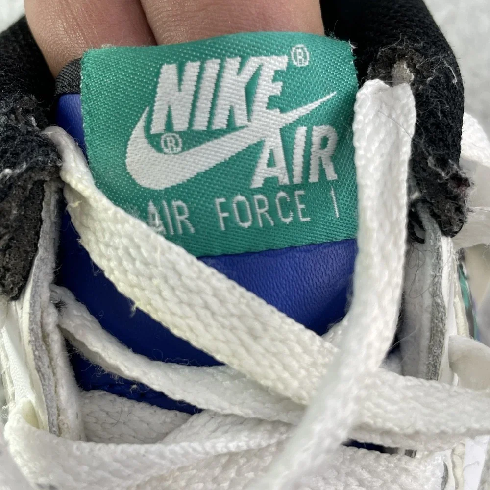 Nike Air Force 1 Crayon Youth 4.5 White Leather Sportswear Basketball Retro